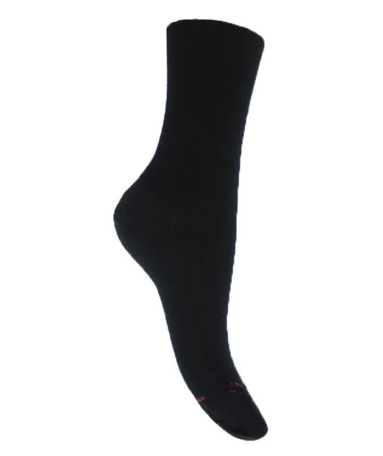 Mi chaussette noire non comprimante