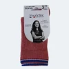 Mi-chaussette Thonon en laine recyclée 36/41 rose