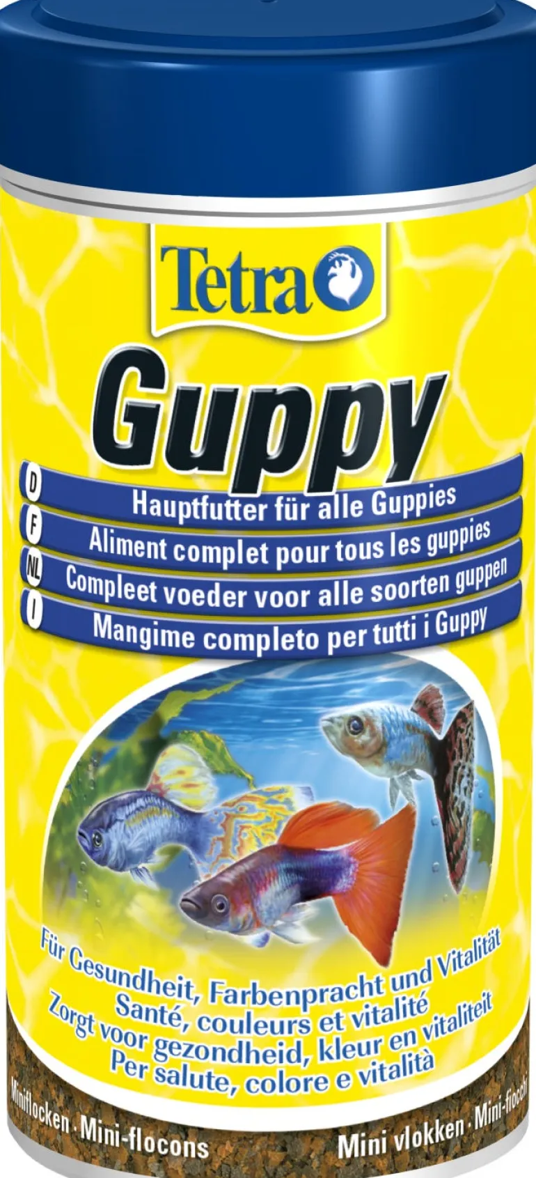 Mini flocons complet pour guppy TetraGuppy 250ml