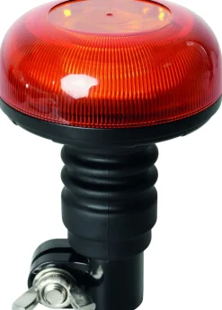 Mini-gyrophare LED flash 12/24V sur tige flexible