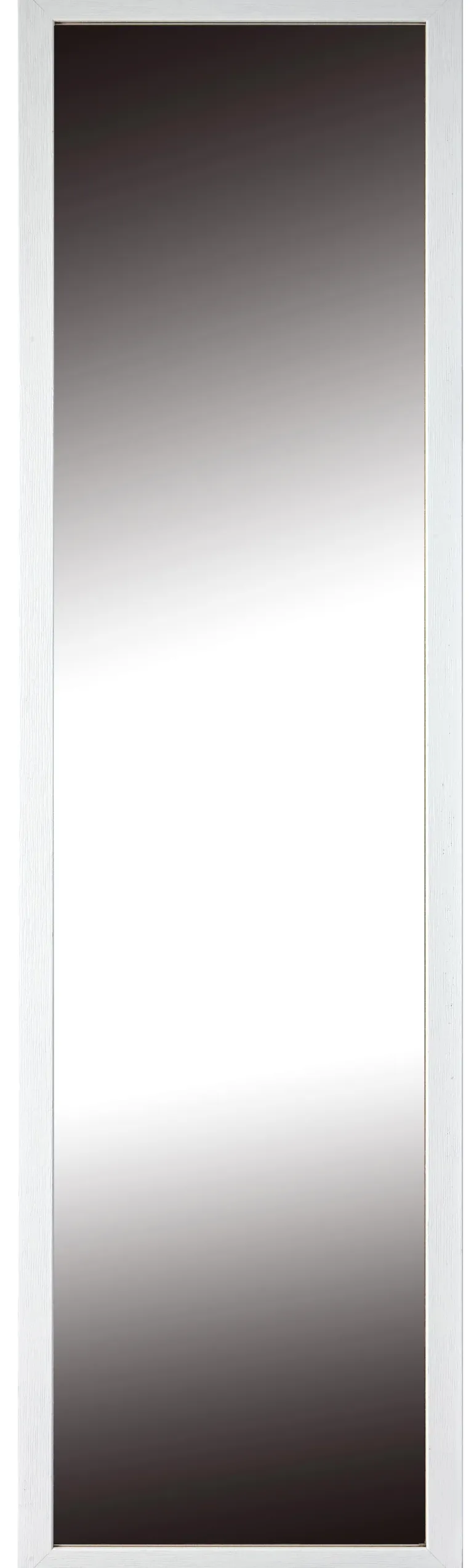 Miroir rectangulaire 30x120 cm Karma blanc