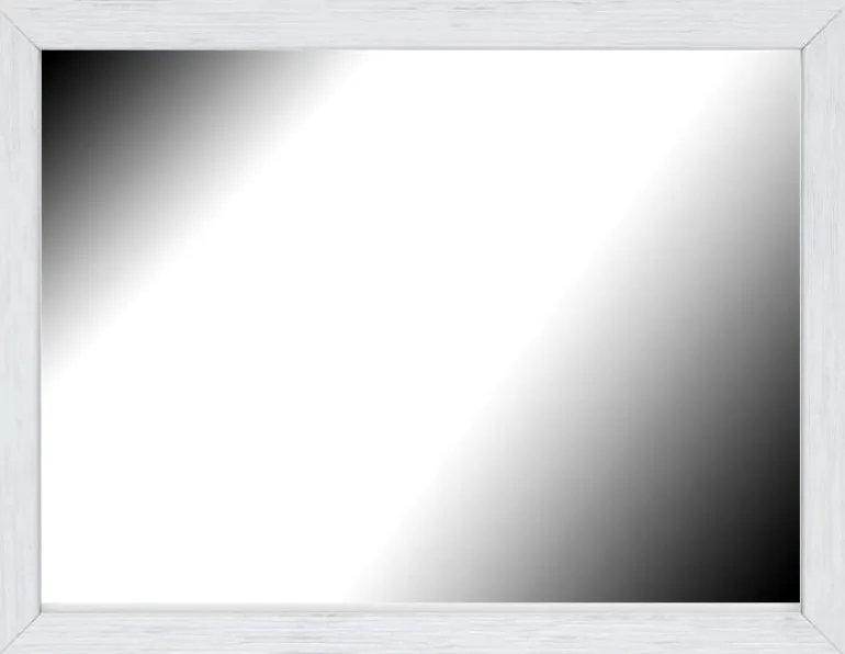Miroir rectangulaire 40x50 cm Karma blanc