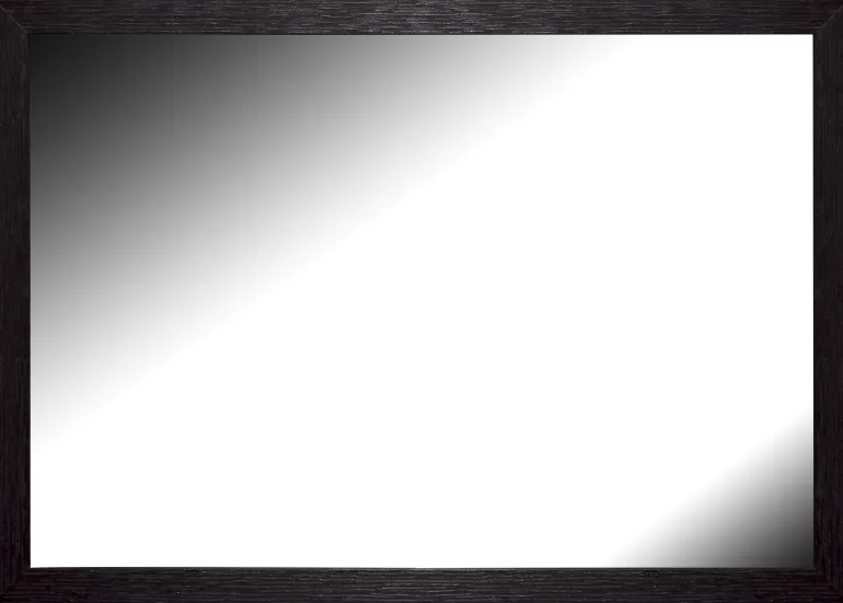 Miroir rectangulaire 40x50 cm Karma noir
