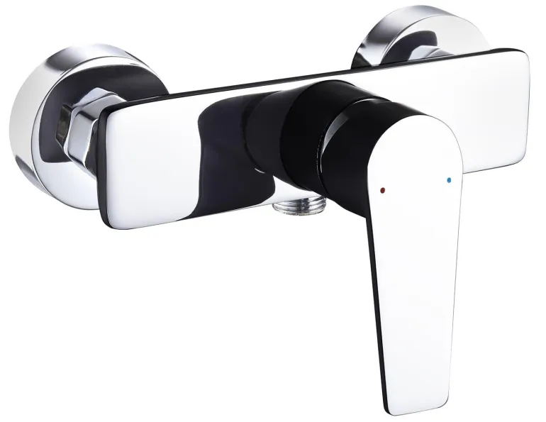 Mitigeur douche Oolong chromé noir ROUSSEAU