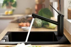 Mitigeur de cuisine 150 1jet noir HANSGROHE
