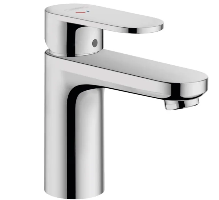 Mitigeur de lavabo 100 CoolStart avec tirette +vidage chrome