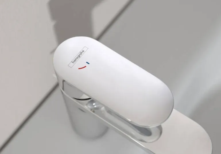 Mitigeur de lavabo 70 CoolStart avec tirette + vidage chrome