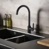 Mitigeur évier Gribs rond Noir ROUSSEAU