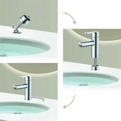 Mitigeur évier Gribs rond Noir ROUSSEAU