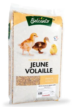 Mélange Basse-cour 1er âge poussins - Sac de 20 kg BELCANTO