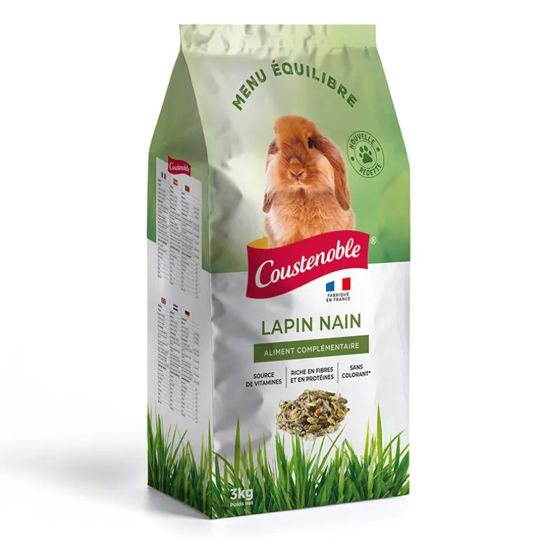 Mélange complet Lapin nain Equilibre - Sac de 3 kg