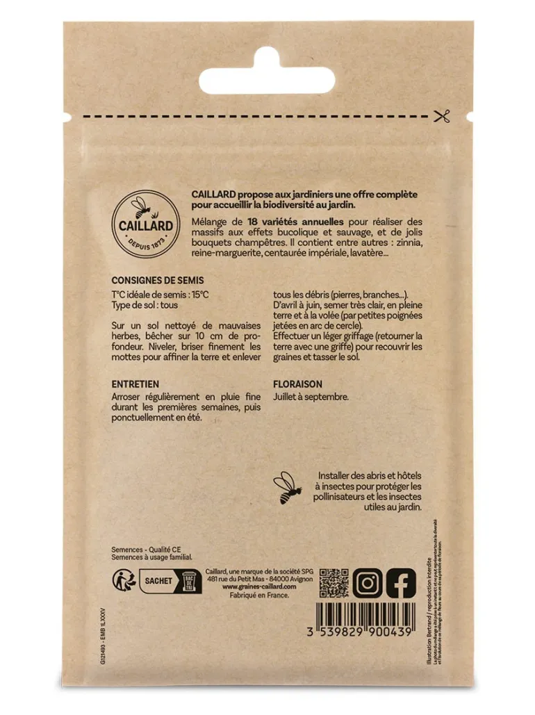 Mélange de Fleurs Cueillette Estivale 7,5g CAILLARD