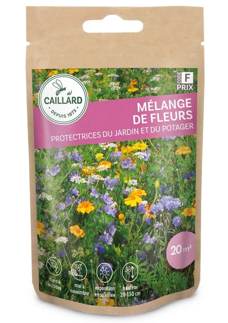 Mélange Fleurs Protectrices Jardin et Potager 30g CAILLARD