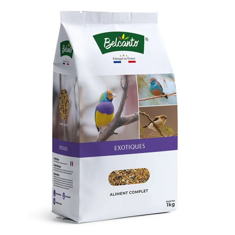 Mélange pour Oiseaux Exotiques Equilibre - Sac de 1 kg