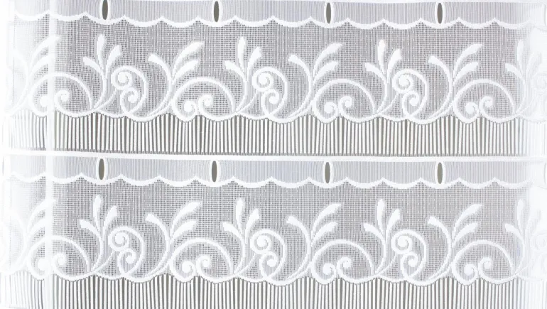 Modulable maille guirlande 45 cm blanc - vendu au mètre