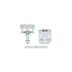 Monture rail Acia 50kg/porte acier zingué et polyamide (x2)