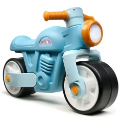 Moto Premier draisienne vintage roues silencieuses bleu FALK