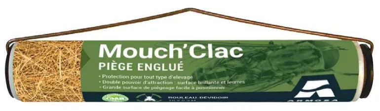 Mouch'Clac UAB rouleau dévidoir englué 10 x 0,25 m