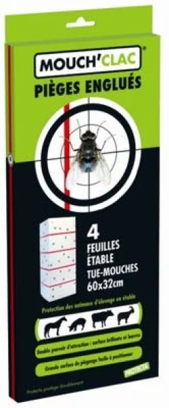 Mouch'Clac UAB spécial étable 4 feuilles de 60x30 cm