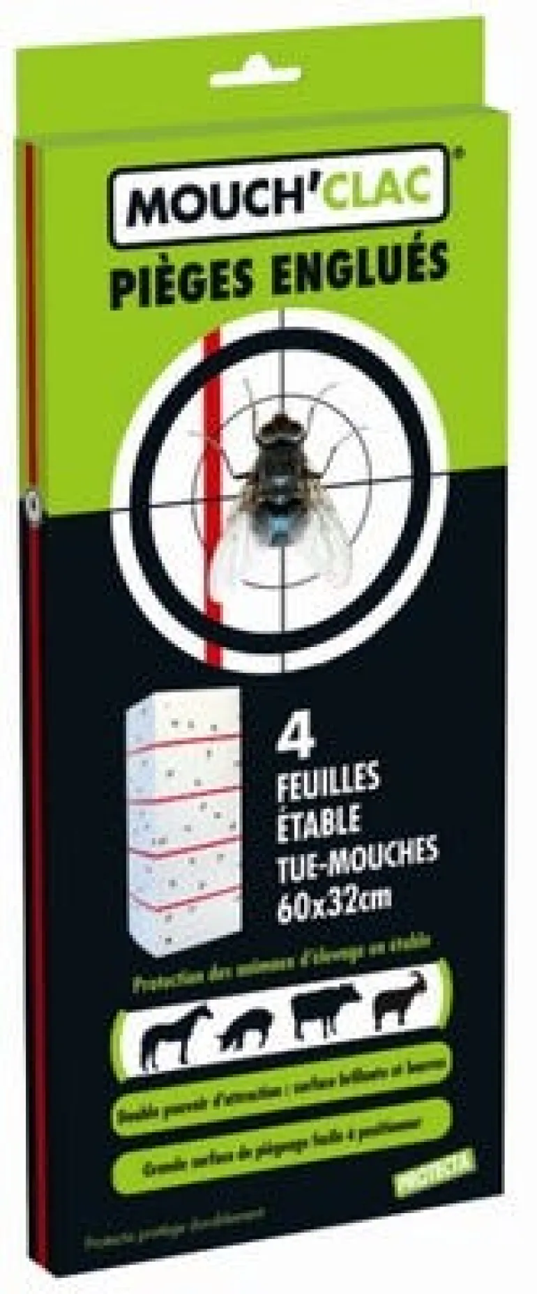 Mouch'Clac UAB spécial étable 4 feuilles de 60x30 cm