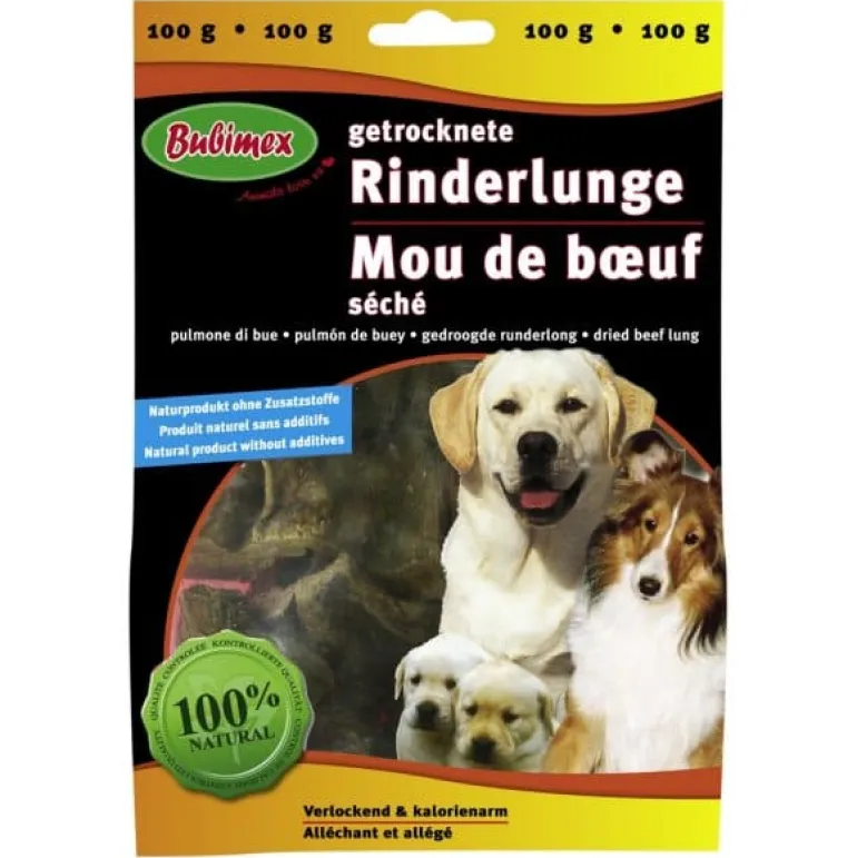Mou de bœuf pour chien 100g BUBIMEX