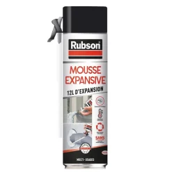 Mousse expansive 275 ml (restitution jusqu'à 12l) blanc
