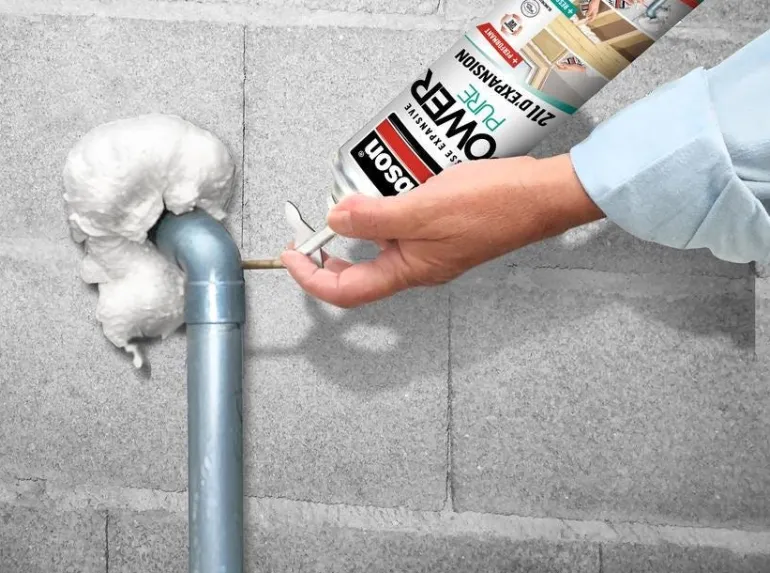 Mousse expansive Power Pure 500 ml (jusqu'à 21l) blanc