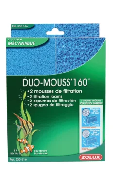 2 mousses de filtration duo mouss 160