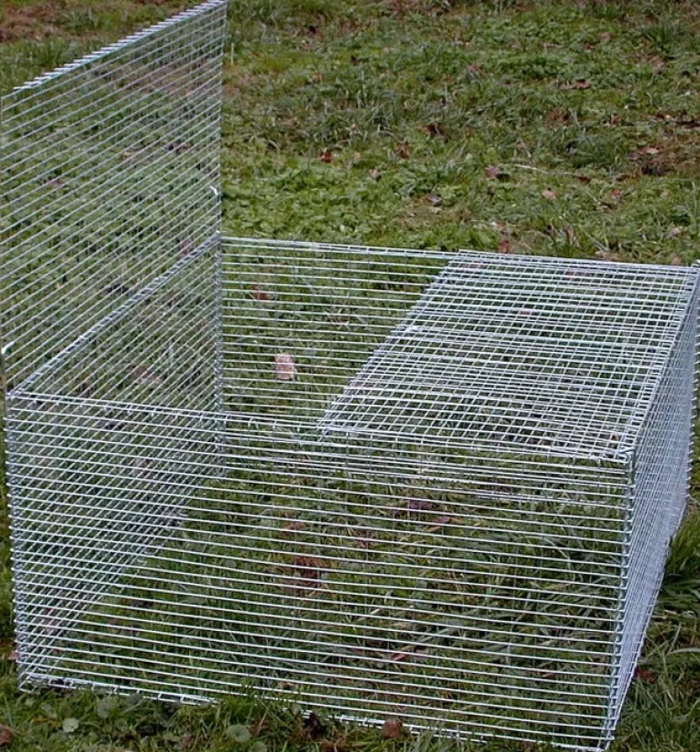 Mue pliable en acier galvanisé 100x100x50 cm LUCIFER