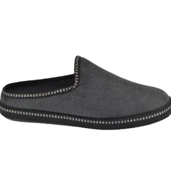 Mule Place textile doublé gris