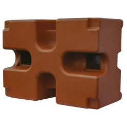 Multibase d'obstacle Easypro-Jump 75x55x38 cm Chocolat
