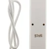 Multiprise bloc 6 prises blanc