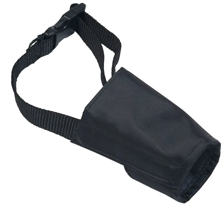 Muselière nylon réglable noir