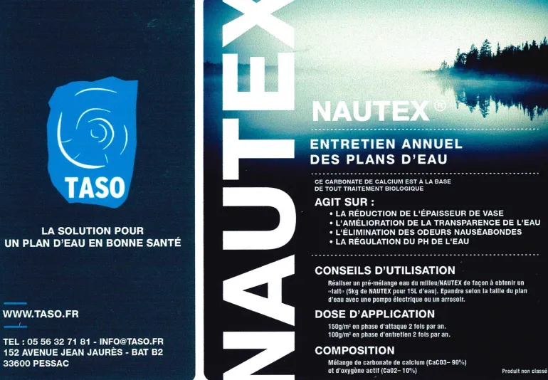 NAUTEX Craie coccolithique lutte contre l'envasement 25 kg