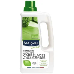 Nettoyant concentré carrelages et sols plastiques 1L STARWAX