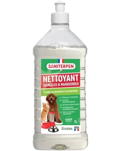 Nettoyant spécial gamelles et mangeoires 1L SANITERPEN