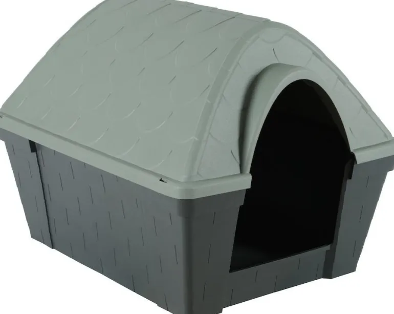 Niche Casa Felice plastique recyclé vert/taupe ZOLUX