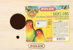 Nichoir en bois avec séparation spécial agapornis