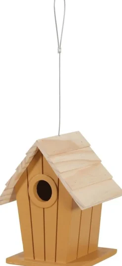Nichoir en bois à suspendre Coucou strié miel ZOLUX