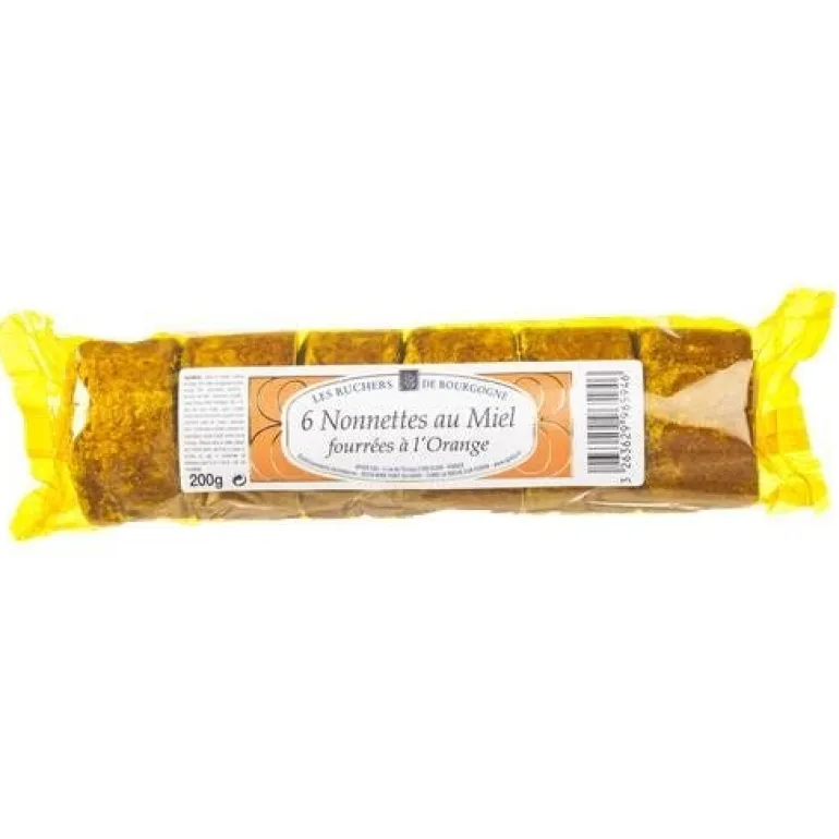 Nonnettes fourrées à l'orange x 6