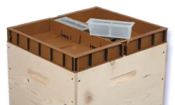 Nourrisseur couvre-cadre plastique Nicot Dadant 10 cadres 7L