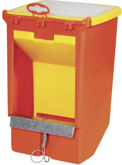 Nourrisseur automatique lapin PP rouge 1 râtelier 2500ml