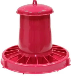 Nourrisseur à trémie en PVC 5,25L rouge