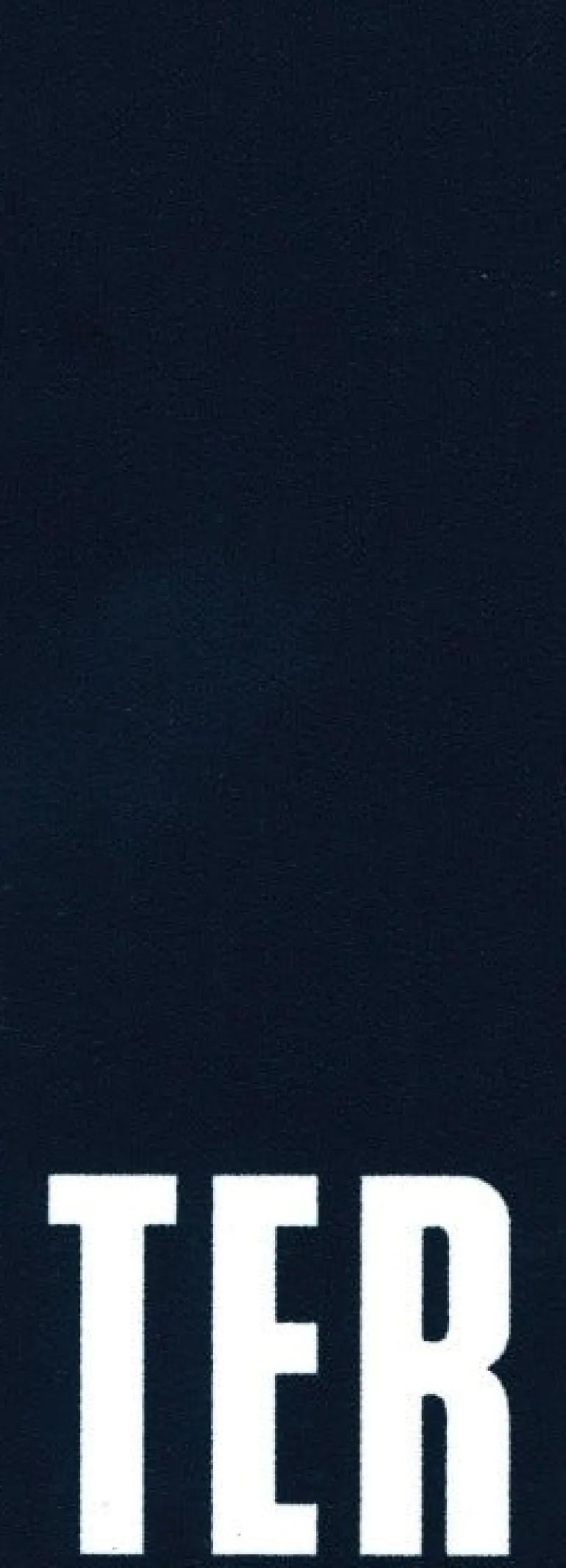 Numéro de rue "TER" en PVC adhésif 110x40 mm