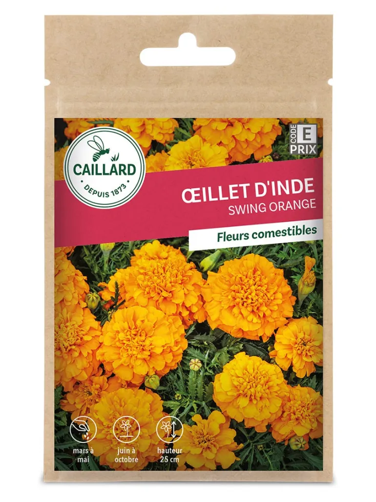 Oeillet d'Inde Swing Orange 0,80g CAILLARD