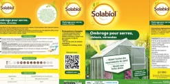 Ombrage pour serres/châssis/vérandas 500g SOLABIOL