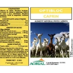 Optibloc Caprins 12 kg AGRIAL