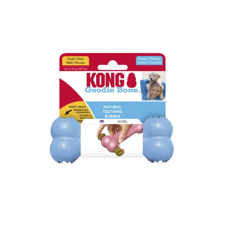 Os à mâcher pour chiot KONG Puppy rose ou bleu