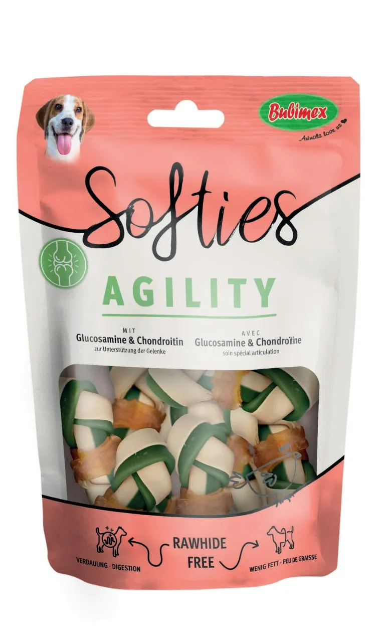 Os à mâcher tendre Softies Agility Chien au poulet 120g (x8)