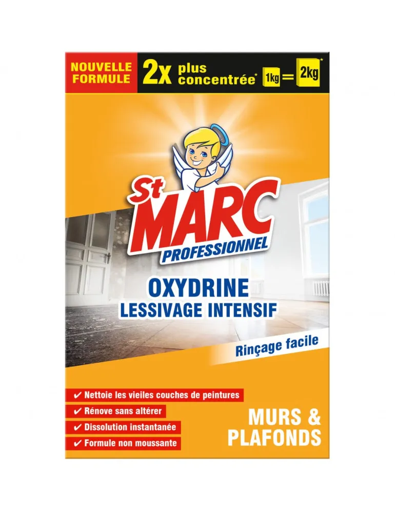 Oxydrine lessivage intensif murs/plafonds 1kg ST MARC PRO